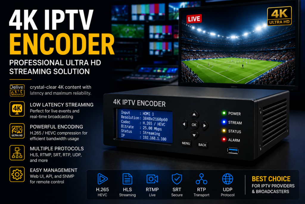 4k iptv encoder