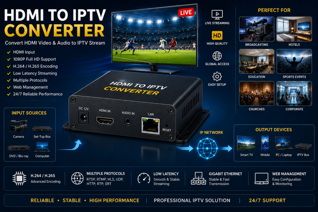hdmi to iptv converter